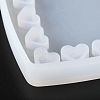 2Pcs Heart Parking Sign Car Number Plate Silicone Molds Sets DIY-P019-13-4