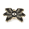 Wing with Horse Eye Enamel Pin JEWB-A005-17-1