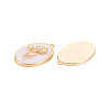 Brass Birth Floral Pendants KK-S364-290-2