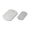 Non-Tarnish 201 Stainless Steel Stamping Blank Tag Pendants STAS-C097-43P-2