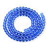 Transparent Glass Beads Strands GLAA-T032-T4mm-04-3