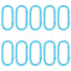 10Pcs Alloy Spring Gate Rings FIND-TA0009-25A-1