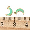 304 Stainless Steel Enamel Charms STAS-L022-333G-02-3