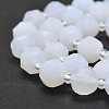 Natural Blud Chalcedony Beads Strands G-K306-A27-8mm-3