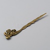 Alloy Fish Hair Sticks MRMJ-WH0077-102B-AB-2