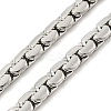 201 Stainless Steel Chain Necklaces NJEW-P295-02P-1-2