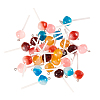30Pcs 5 Colors Resin Pendants RESI-CJ0001-222-6