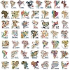 50Pcs PVC Self-Adhesive Picture Stickers STIC-M003-07-2