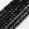Natural Black Spinel Beads Strands G-E366-07-3mm-2