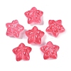 Transparent Spray Paint Glass Beads GLAA-H035-02-2