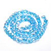 Electroplate Glass Beads EGLA-Q091-14mm-B11-2
