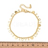 Brass Charm Bracelets BJEW-C140-06G-5
