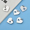 Non-Tarnish 304 Stainless Steel Pendants A-STAS-Q201-T457S-6