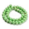 Assembled Synthetic Stone and Trochus Shell Beads Strands G-B128-08D-07-2