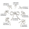 8Pcs 8 Styles Alloy Pendants FIND-FP0001-31-6