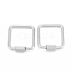Tarnish Resistant 304 Stainless Steel Screw Carabiner Lock Charms STAS-H103-04P-1
