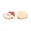 Eco-Friendly Alloy Enamel Pendants X-ENAM-T011-55-NR-3
