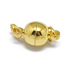 Rack Plating Brass Magnetic Clasps with Loops LS-KK-F801-03A-G-2