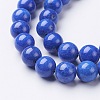 Natural Mashan Jade Round Beads Strands G-D263-10mm-XS08-2