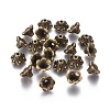 Tibetan Style Bell Filigree Bead Caps LS-TIBE-A23845-AB-FF-1