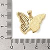 Brass Micro Pave Cubic Zirconia Pendants KK-K385-049G-4