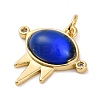 Brass Micro Pave Cubic Zirconia Pendants KK-A233-02G-02-2