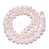 Natural Cultured Freshwater Pearl Beads Strands PEAR-N013-06F-2