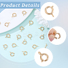 20Pcs Eco-friendly Brass Spring Ring Clasps KK-BBC0027-69A-G-5