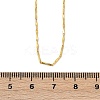 925 Sterling Silver Twisted Bar Link Chain Necklaces NJEW-H056-01B-G-5