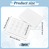 Plastic Imitation Porcelain Watercolor Oil Palette TOOL-WH0053-37-2