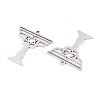 304 Stainless Steel Pendants STAS-N108-43P-2