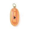 304 Stainless Steel Enamel Pendants STAS-A131-02A-G-1