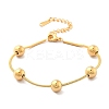 304 Stainless Steel Satellite Chains Bracelets for Women BJEW-D337-01C-G-4