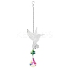 Metal Hollow Hummingbird Hanging Ornaments PW-WG0918C-01-1