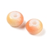 Opaque Spray Painted Glass Beads X1-GLAA-G118-01D-2