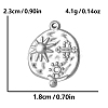 304 Stainless Steel Pendants PW-WG2D3FE-01-2