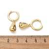 Brass Cubic Zirconia Hoop Earrings EJEW-Q015-02G-B-3
