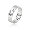 Hollow Out Spider 201 Stainless Steel Finger Rings FS-WG97E57-01-1