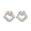 304 Stainless Steel Stud Earrings EJEW-K268-11P-4