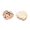 Halloween Theme Rack Plating Luminous Alloy Enamel Pendants ENAM-N056-230G-4