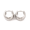 Brass Hoop Earrings for Women EJEW-U015-23P-02-1