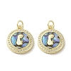 Brass Micro Pave Clear Cubic Zirconia Pendants KK-I708-03D-G-1