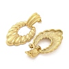 Ion Plating(IP) 304 Stainless Steel Stud Earrings for Women EJEW-N054-24G-2