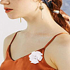 10Pcs 3D Flower Chiffon Applqiues PATC-LP0001-24-3