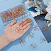 50Pcs 2 Colors Mini Iron Place Card Holders AJEW-CP0007-80-3
