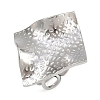 Adjustable 304 Stainless Steel Cuff Rings for Women LS-RJEW-B135-06P-2
