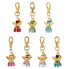 Glass Pendant Decoraitons HJEW-MZ00288-2