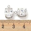 304 Stainless Steel Pendants Cubic Zirconia Pendants STAS-L278-009P-A01-3