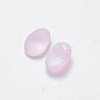 Transparent Spray Painted Glass Charms X-GLAA-R211-05-D02-2