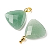 Natural Green Aventurine Pendants G-L614-D04-G03-2